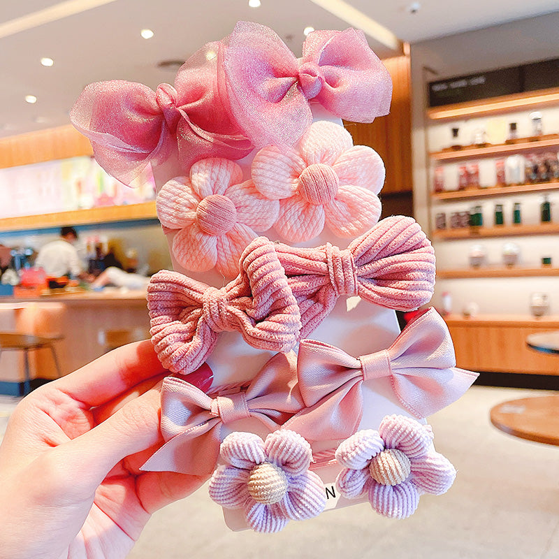 Princess Bow Hair Flower Clip