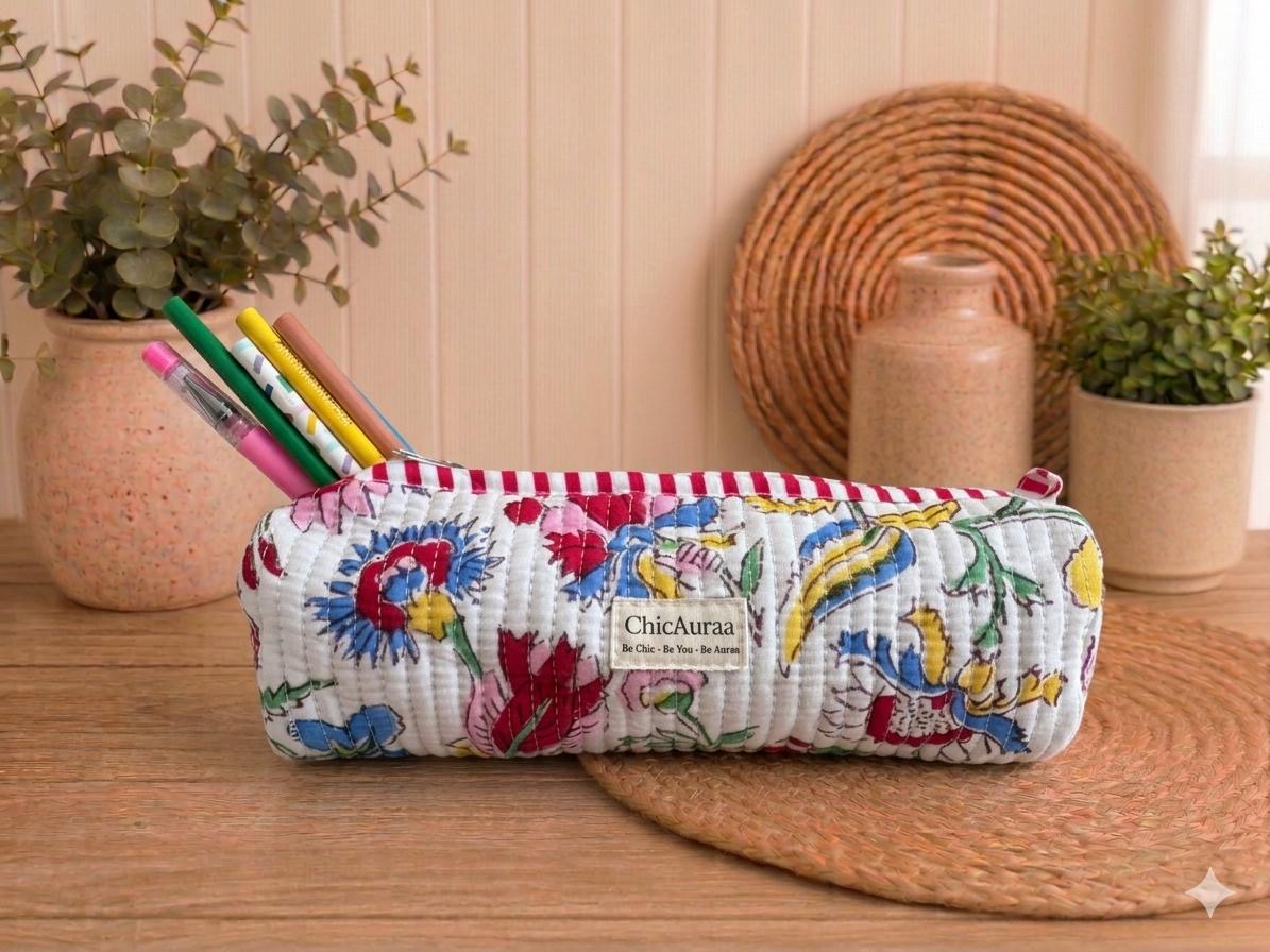 Jaipur Garden Pencil Pouch