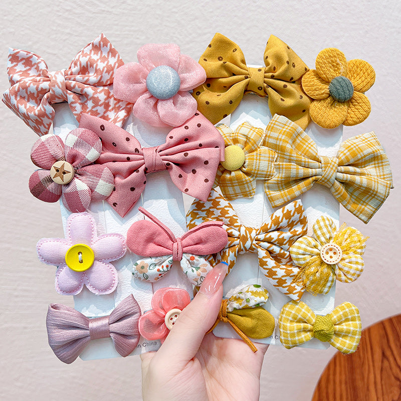 Princess Bow Hair Flower Clip