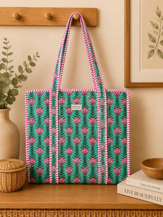 Jaipur Bloom Tote Bag